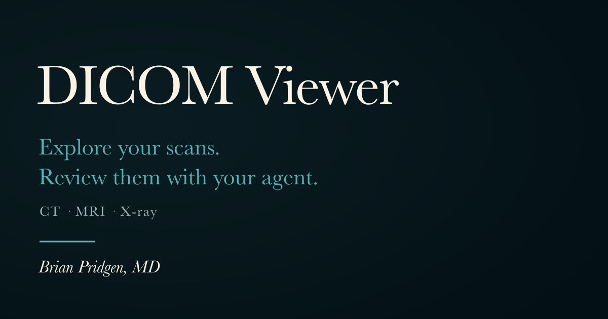 DICOM Viewer — Explore CT, MRI and X-ray images on your device. Review your scans with your agent using…
